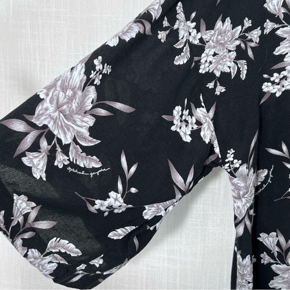 Spiritual Gangster Floral Lightweight Black Kimono Size O/S - Picture 5 of 12
